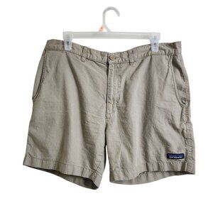 Patagonia All-Wear Hemp Shorts Mens 33 x 6" Inseam Mojave Khaki Outdoor 57756